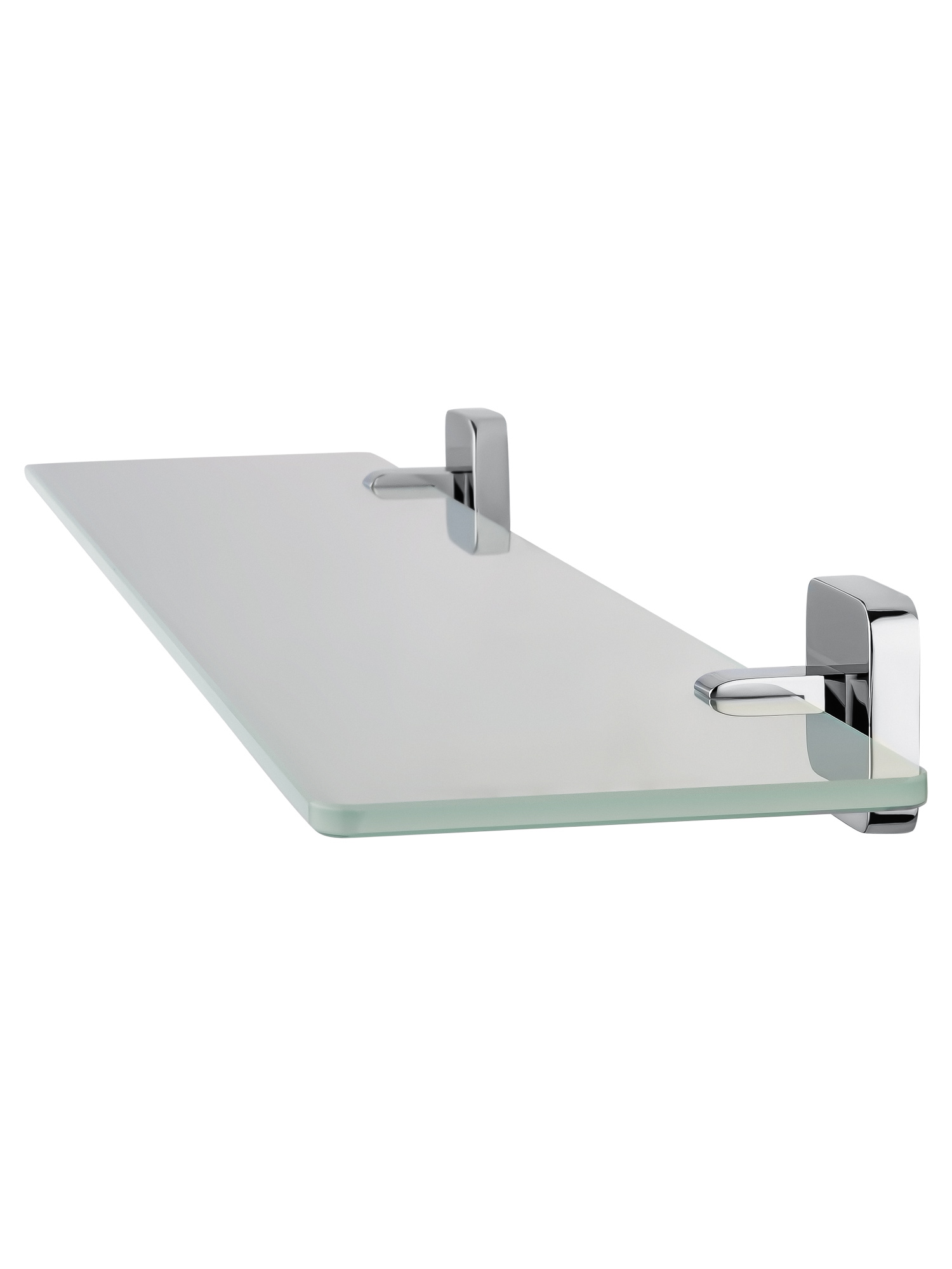 Стеклянная полка для ванной WONZON & WOGHAND STILL, Хром (WW-6627) - Gidratop.ru изображение