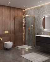 Душевой уголок CEZARES MOLVENO-R-2-90-C-BORO-IV - Gidratop.ru изображение