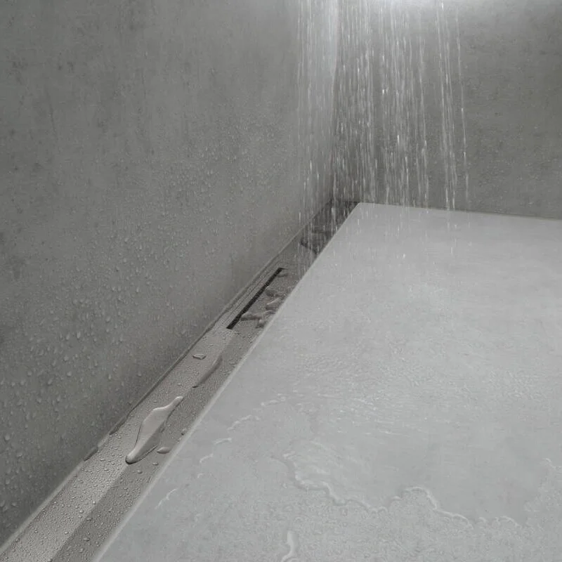 Решетка для дренажного канала Hansgrohe RainDrain Flex, 80 см, хром, 56051000 - Gidratop.ru изображение