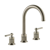 GESSI VENTI20 смеситель для раковины на 3 отверстия,  излив 172 мм., , цвет Finox Brushed Nickel