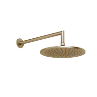 GESSI верхний душ Oslash;250 мм., с настенным держателем 348 мм., цвет warm bronze brushed pvd - Gidratop.ru изображение