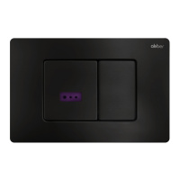 Кнопка смыва сенсорная ABBER AC0122SMB черная матовая - Gidratop.ru изображение