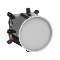 GESSI HI-FI COMFORT встраиваемая часть для термостатического смесителя с 2 запорными кнопками, цвет хром - Gidratop.ru изображение