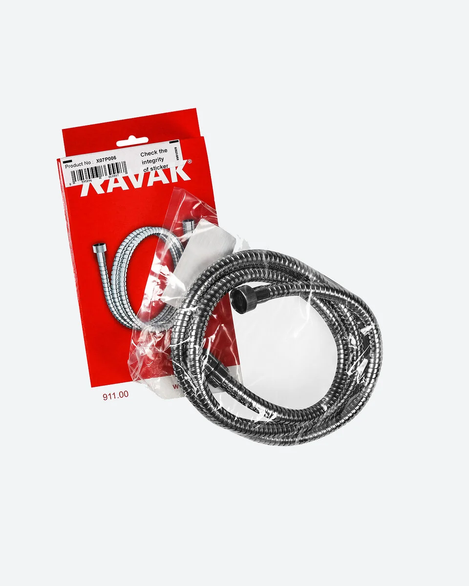 Душевой шланг Ravak 911.00, 150 см , хром, X07P006 - Gidratop.ru изображение