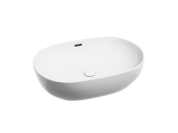 Умывальник чаша накладная овальная со сливом переливом Element 610x420x155мм - Gidratop.ru изображение