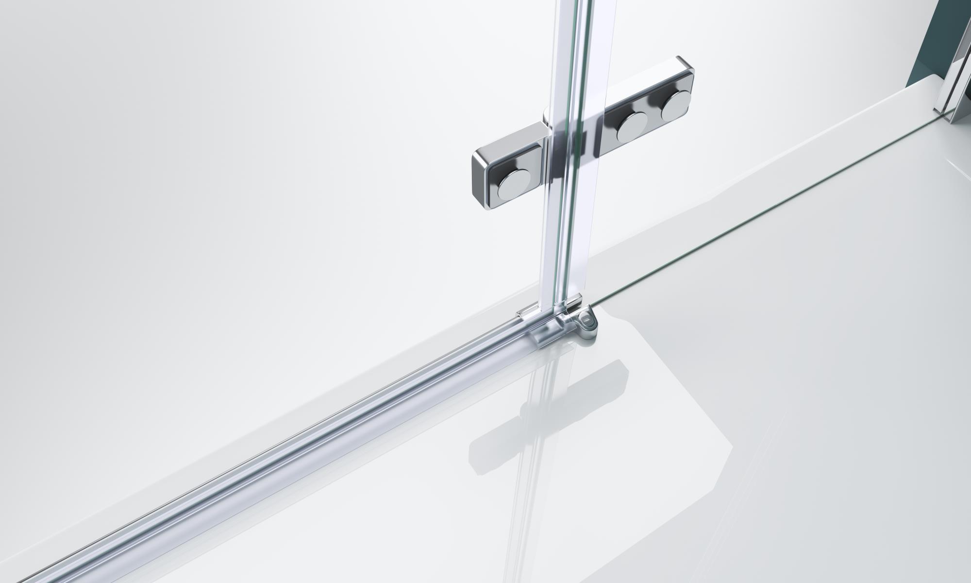 Душевая дверь BelBagno KRAFT-B-12-60/20-C-Cr-R - Gidratop.ru изображение