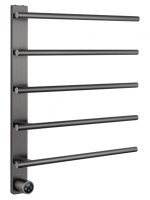 Полотенцесушитель электрический WONZON & WOGHAND NÜRNBERG, Темный графит (WW-AL345-GM)