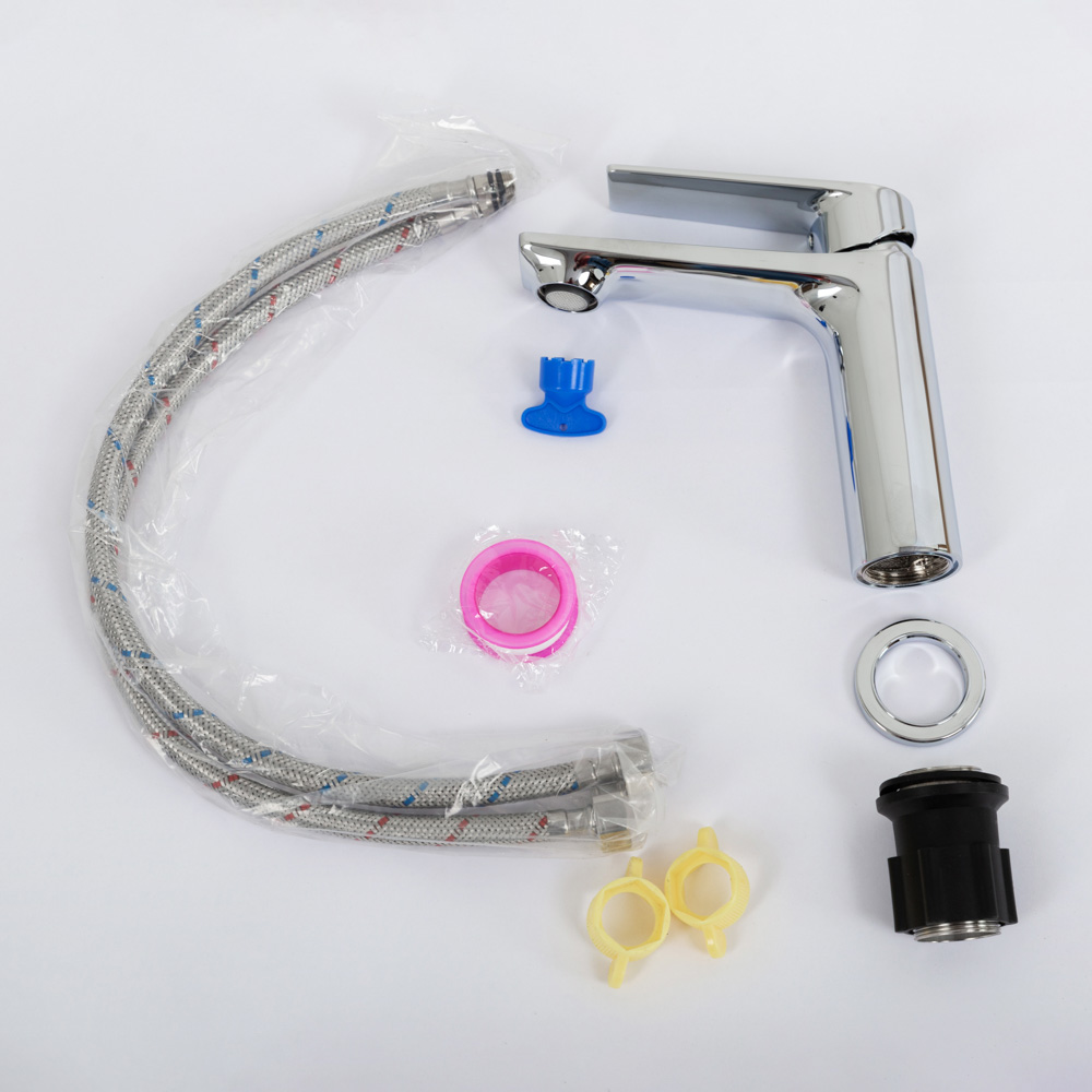 COMFORT-LS-01-W0 Смеситель для раковины однорычажный, без донного клапана, хром - Gidratop.ru изображение