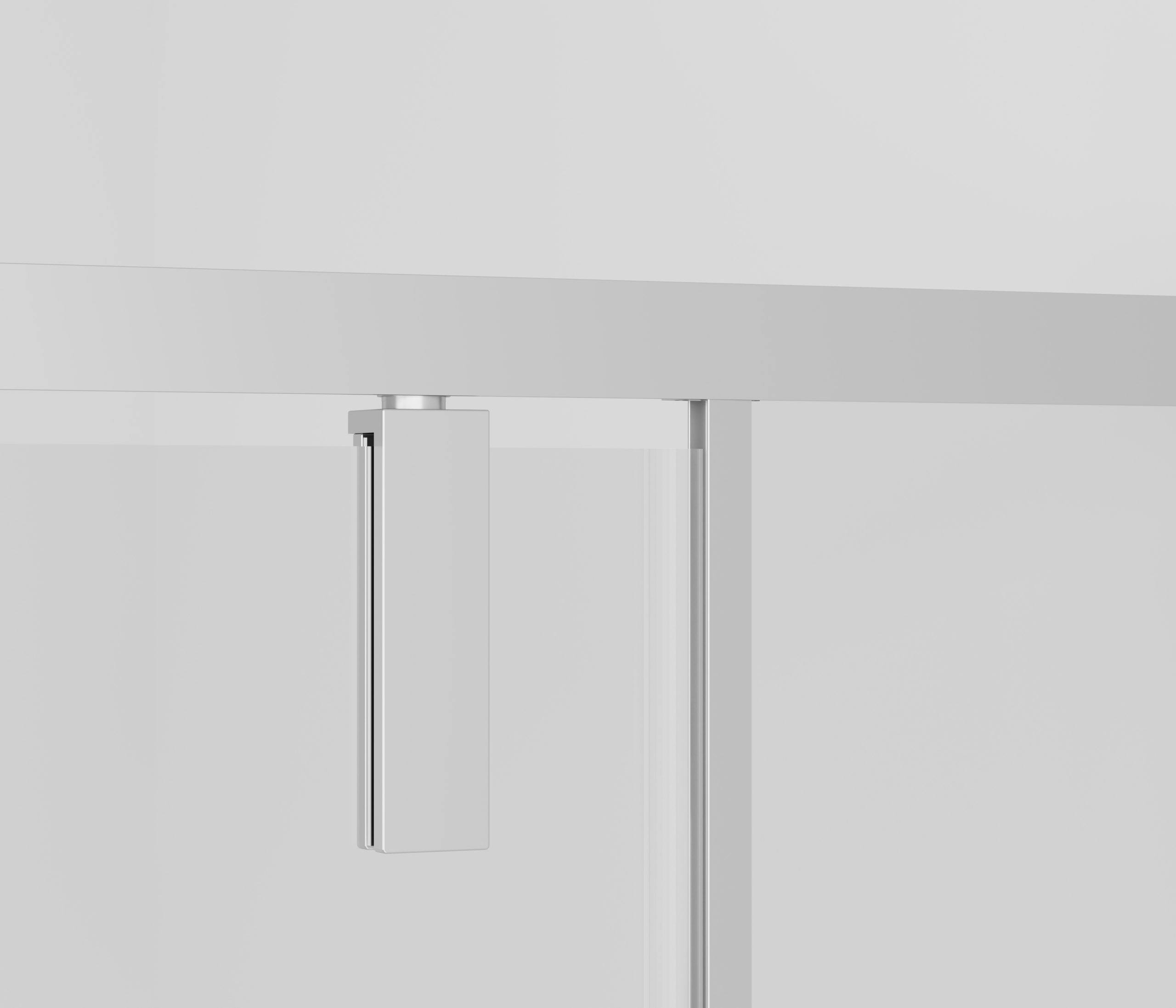 Душевой уголок Slim-N VSR-4SNP1010CL, 1000*1000, хром, стекло прозрачное - Gidratop.ru изображение