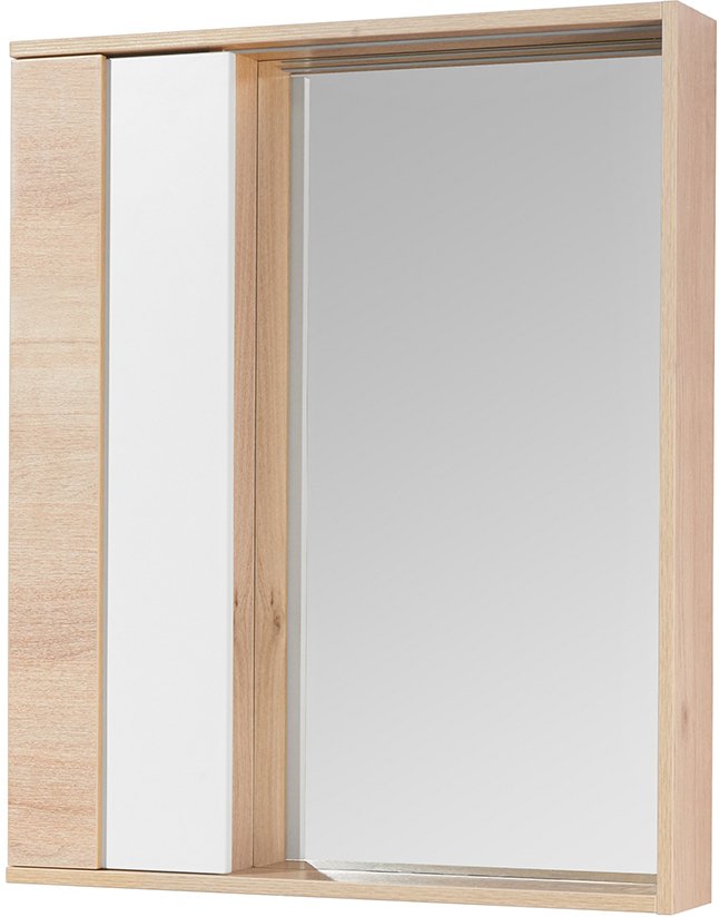 Зеркальный шкаф Акватон Бостон 60 1A240202BN010 дуб