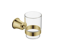 LIBERTY CZR-F-8986-BORO1 Стакан подвесной, брашированное золото - Gidratop.ru изображение