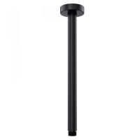 Потолочная трубка 22*300мм WONZON & WOGHAND, Черный матовый (WW-SA06-30-MB) - Gidratop.ru изображение