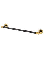 Полотенцедержатель WONZON & WOGHAND MAJESTIC, Черный/Золото (WW-9212) - Gidratop.ru изображение