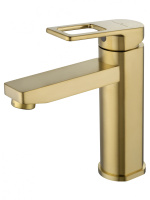 Смеситель для раковины WONZON & WOGHAND FRAME, Брашированное золото (WW-88139010-BG)