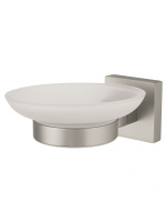 Мыльница с держателем WONZON & WOGHAND POLO, Брашированный никель (WW-8922-BN)