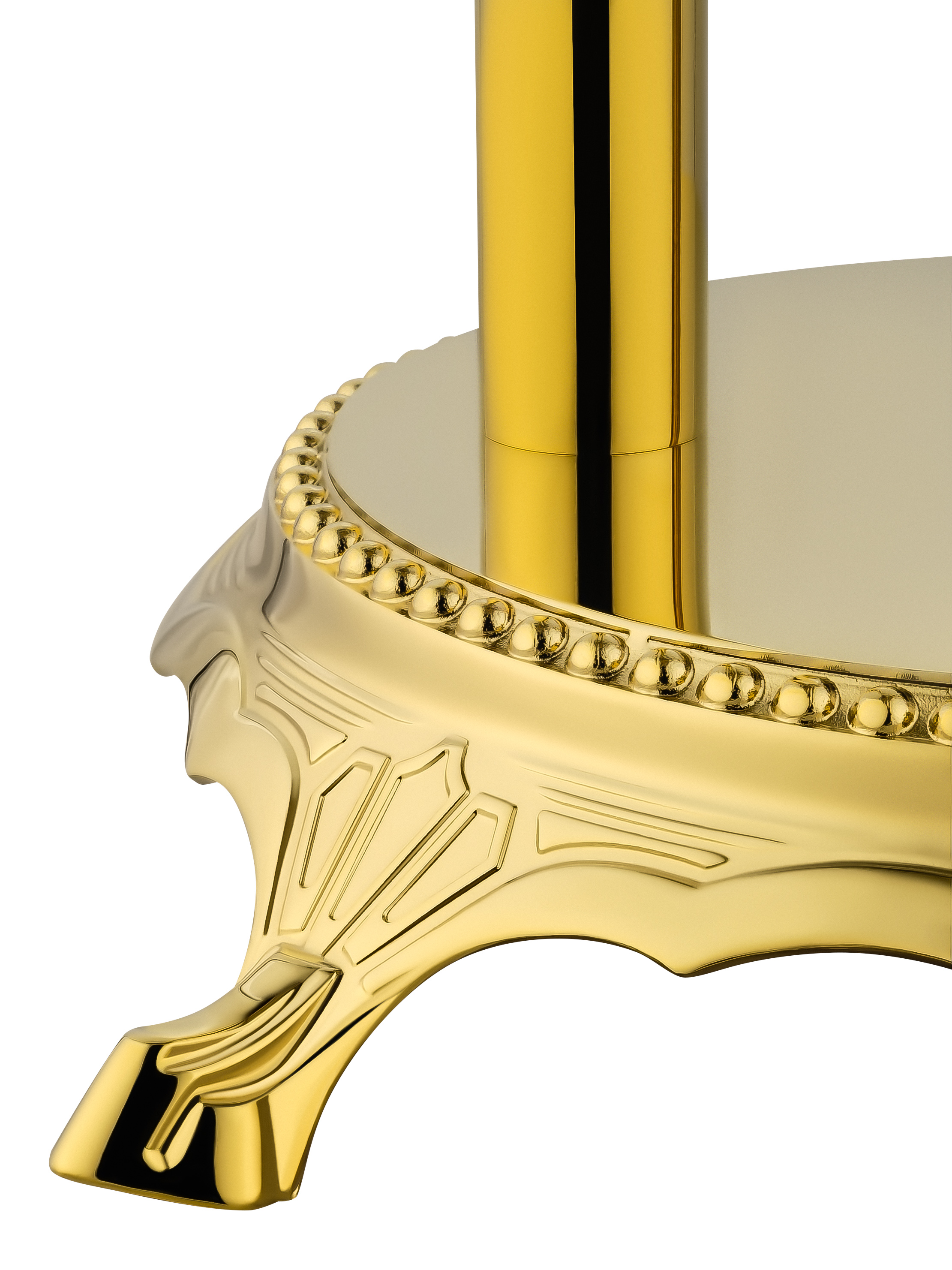 Смеситель для ванны напольного монтажа WONZON & WOGHAND RETRO, Глянцевое золото (WW-88649020-PG) - Gidratop.ru изображение