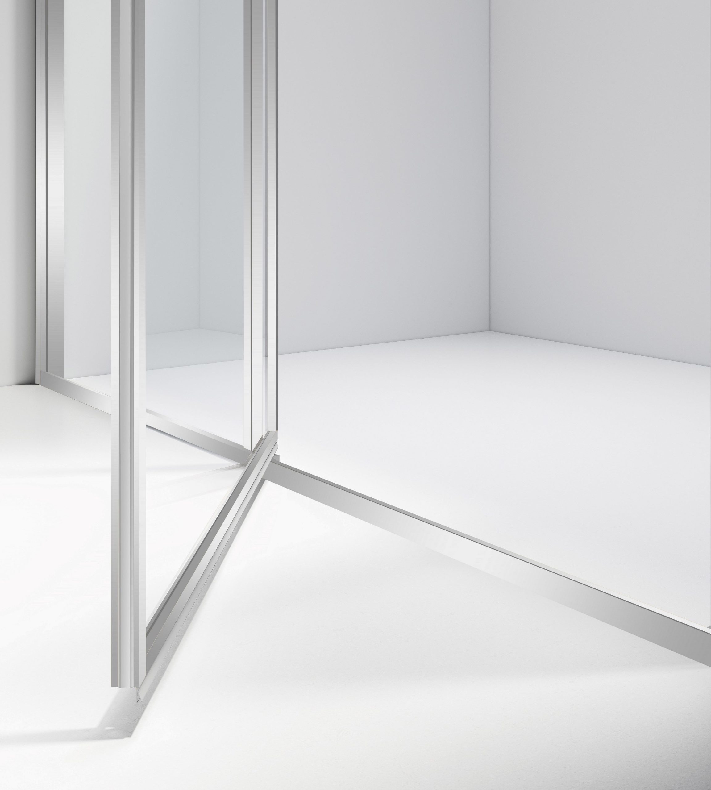 Душевой уголок Slim 8mm VSR-4SLP9012CL, 1200*900, хром, стекло прозрачное - Gidratop.ru изображение