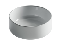 Умывальник чаша накладная круглая Element 355x355x150мм - Gidratop.ru изображение