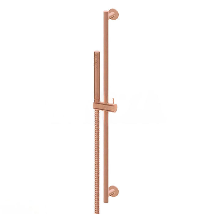Newform X-STEEL 316 Душевая стойка, ручной душ, шланг 150 см, цвет: PVD Brushed copper bronze - Gidratop.ru изображение