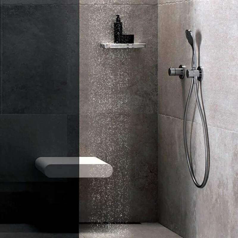 Сиденье для душа 04980000051, не откидное, цвет белый матовый - Gidratop.ru изображение