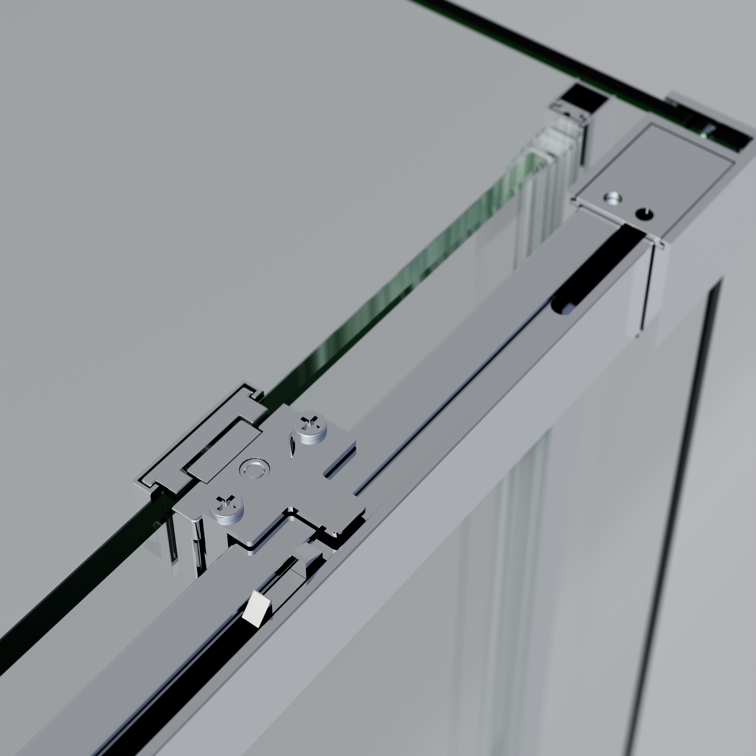 Душевой уголок Soft 2 VSR-3SO28012CL, 1200*800, хром, стекло прозрачное - Gidratop.ru изображение