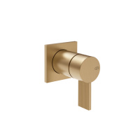 GESSI  INVERSO RIGATO внешняя часть настенного смесителя для душа, цвет: Warm Bronze Br PVD
