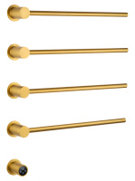 Полотенцесушитель электрический встраиваемый WONZON & WOGHAND HAMBURG, Золото (WW-AL314-G) - Gidratop.ru изображение