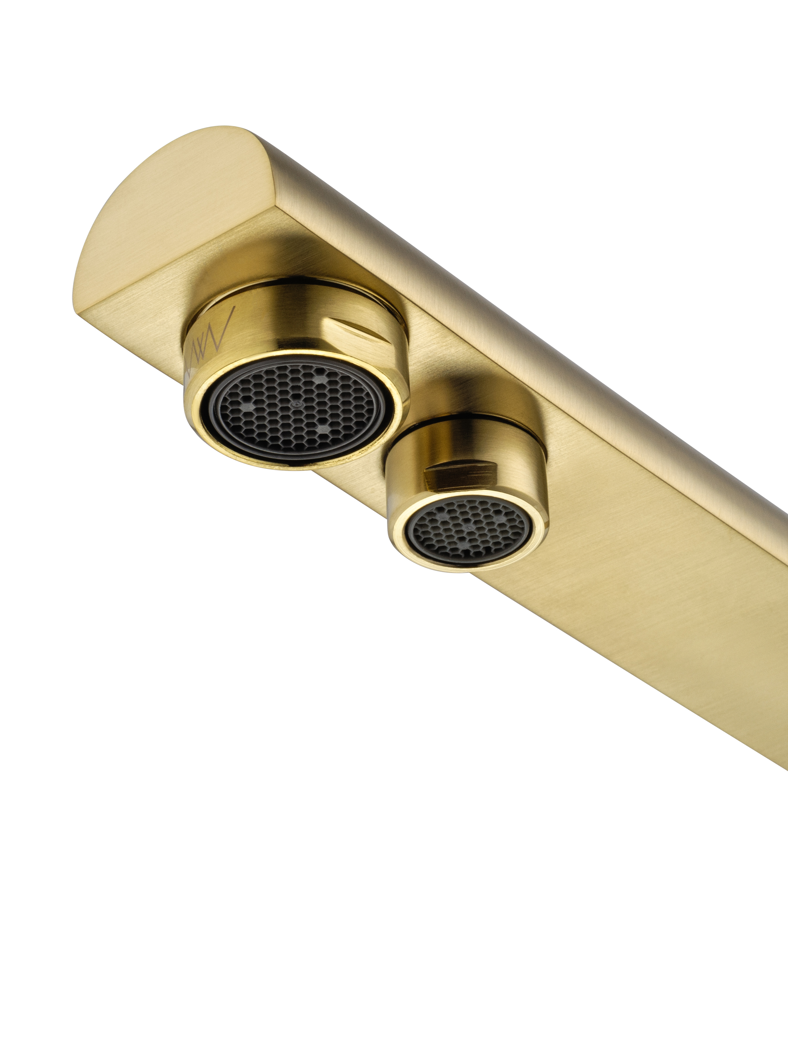 Смеситель для кухни c подключением фильтра WONZON & WOGHAND, Брашированное золото (WW-88458003-BG) - Gidratop.ru изображение