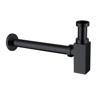 Сифон для раковины ABBER AF0031B черный матовый - Gidratop.ru изображение