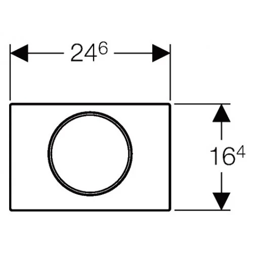 Клавиша Geberit Sigma 115.891.SN.5 Type 10 - Gidratop.ru изображение