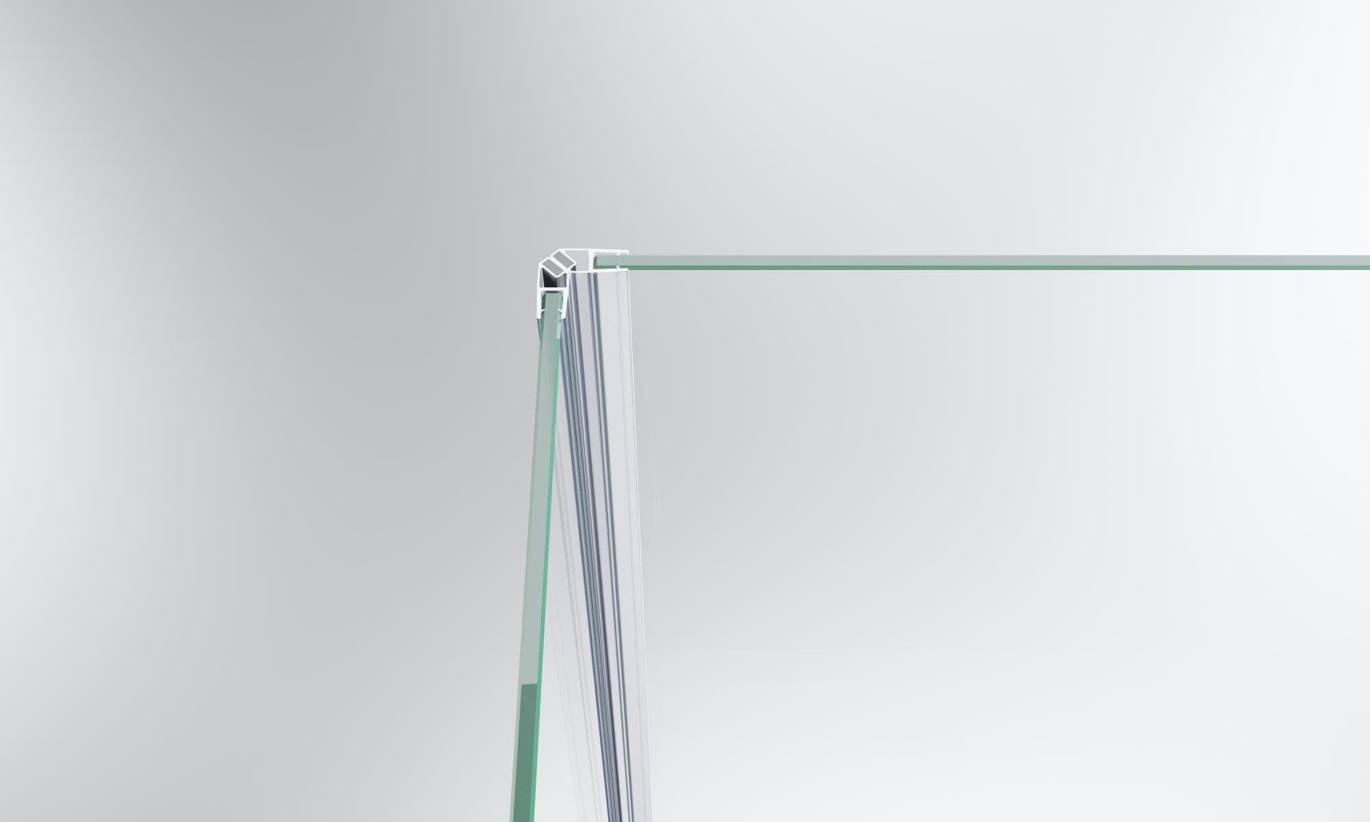 Душевой уголок BelBagno KRAFT-AH-12-120/90-C-Cr-L - Gidratop.ru изображение