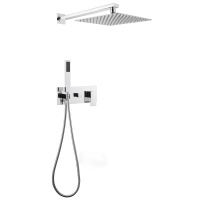 Душевая система ABBER Daheim AF8218 скрытого монтажа без излива, хром - Gidratop.ru изображение