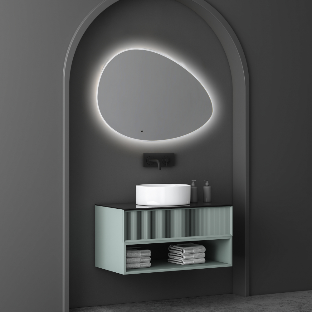 Зеркало ABBER Kontur AG6301SC-0.92 с подсветкой, бесконтактный выключатель, диммер - Gidratop.ru изображение