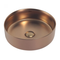 Раковина накладная ABBER Bequem AC2108MRG розовое золото матовое - Gidratop.ru изображение