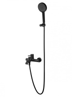 Смеситель для ванны с душем WONZON & WOGHAND TOR, Черный матовый (WW-88037073-MB) - Gidratop.ru изображение