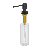 Дозатор мыла WONZON & WOGHAND, Черный матовый (WW-88SD02-MB) - Gidratop.ru изображение