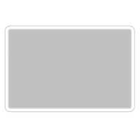 Зеркало с встроенным светильником и кнопочным выключателем SPC-MAR-1200-800-LED-BTN, 12W, 220-240V, 1200x30x800 - Gidratop.ru изображение