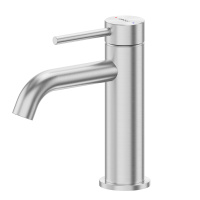 Смеситель ABBER Wasser Kreis 316 AF8110BST для раковины, сталь брашированная - Gidratop.ru изображение