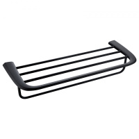 Полка для полотенец ABBER Nord AA1554B черная матовая - Gidratop.ru изображение