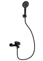 Смеситель для ванны с душем WONZON & WOGHAND, Черный матовый (WW-A30891-MB) - Gidratop.ru изображение