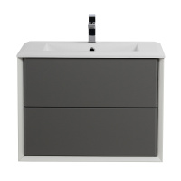 BELLAGIO База подвесная под раковину с двумя выдвижными ящиками 55301 Grigio nuvola 70x46x48 - Gidratop.ru изображение