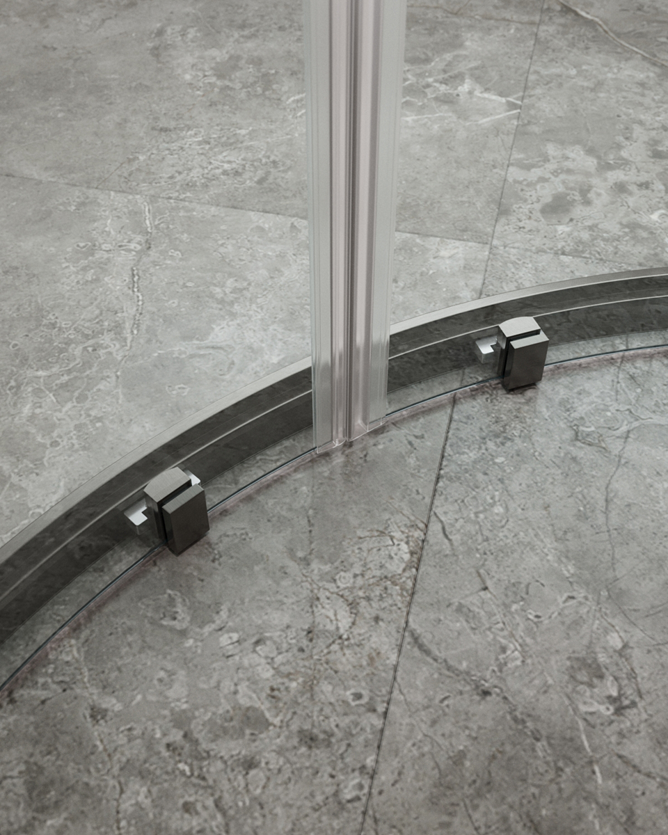 Душевой уголок CEZARES MOLVENO-RH-2-130/100-C-GM-IV - Gidratop.ru изображение