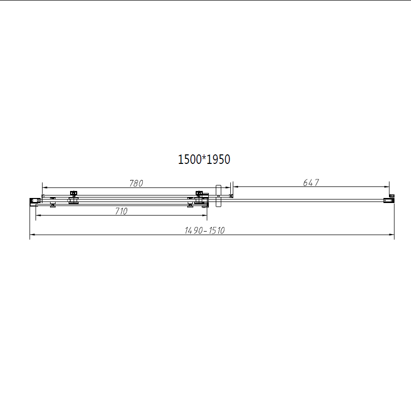 Душевой уголок Como-N VSR-4CN1015CL, 1500*1000, хром, стекло прозрачное - Gidratop.ru изображение