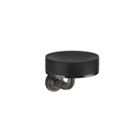 GESSI VENTI20 мыльница подвесная, цвет черный, фурнитура Black Metal Brushed PVD - Gidratop.ru изображение