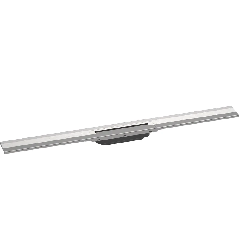 Решетка для дренажного канала Hansgrohe RainDrain Flex, 90 см, полированная сталь, 56052800 - Gidratop.ru изображение