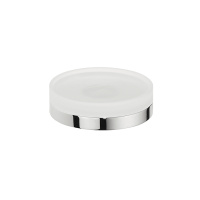 Colombo Nordic Мыльница настольная, цвет: хром/матовое стекло - Gidratop.ru изображение