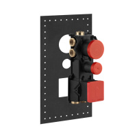 Gessi внутренняя часть встраиваемого термостатического смесителя с 5ю выходами и селектором - Gidratop.ru изображение