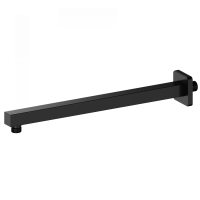 Настенный кронштейн для верхнего душа WONZON & WOGHAND, Черный матовый (WW-SA10-40-MB) - Gidratop.ru изображение