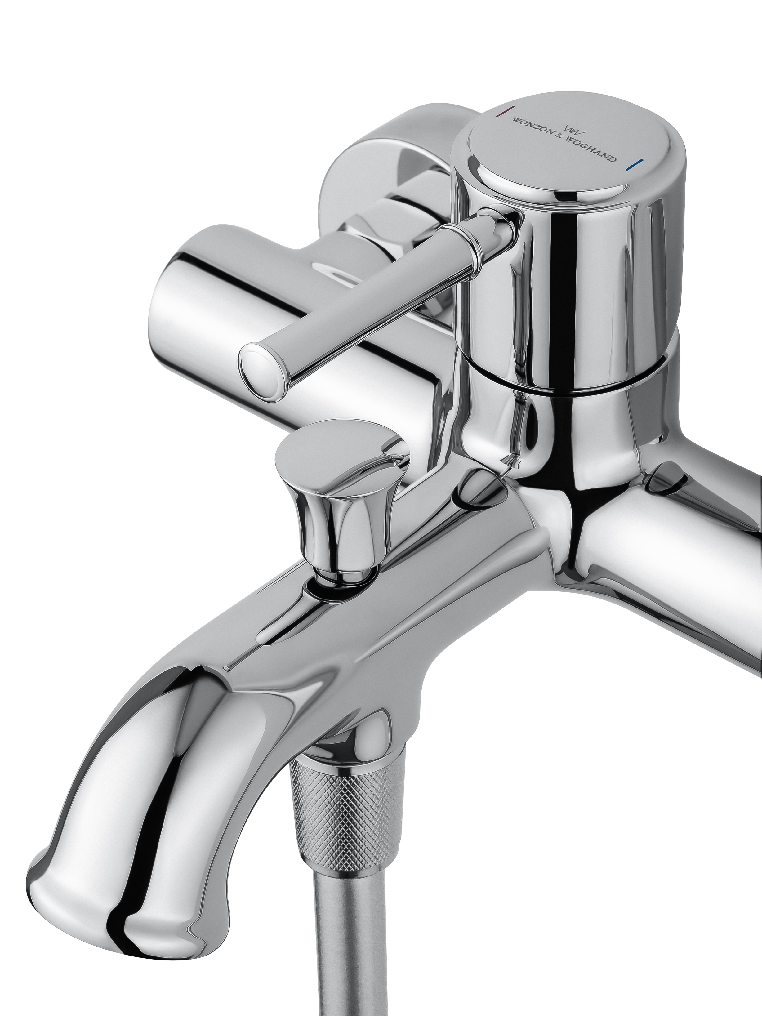 Смеситель для ванны с душем WONZON & WOGHAND TOR, Хром (WW-88037073-CR) - Gidratop.ru изображение