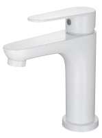 Смеситель для раковины WONZON & WOGHAND ALFA, Белый матовый (WW-A40202-MW) - Gidratop.ru изображение